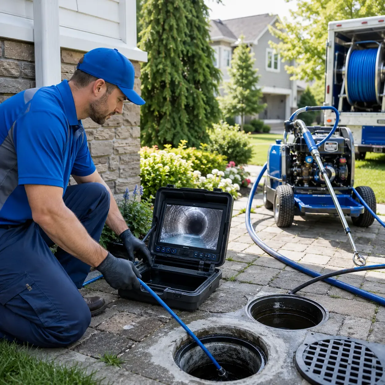 Outdoor drain cleaning professionals serving Brooker, FL