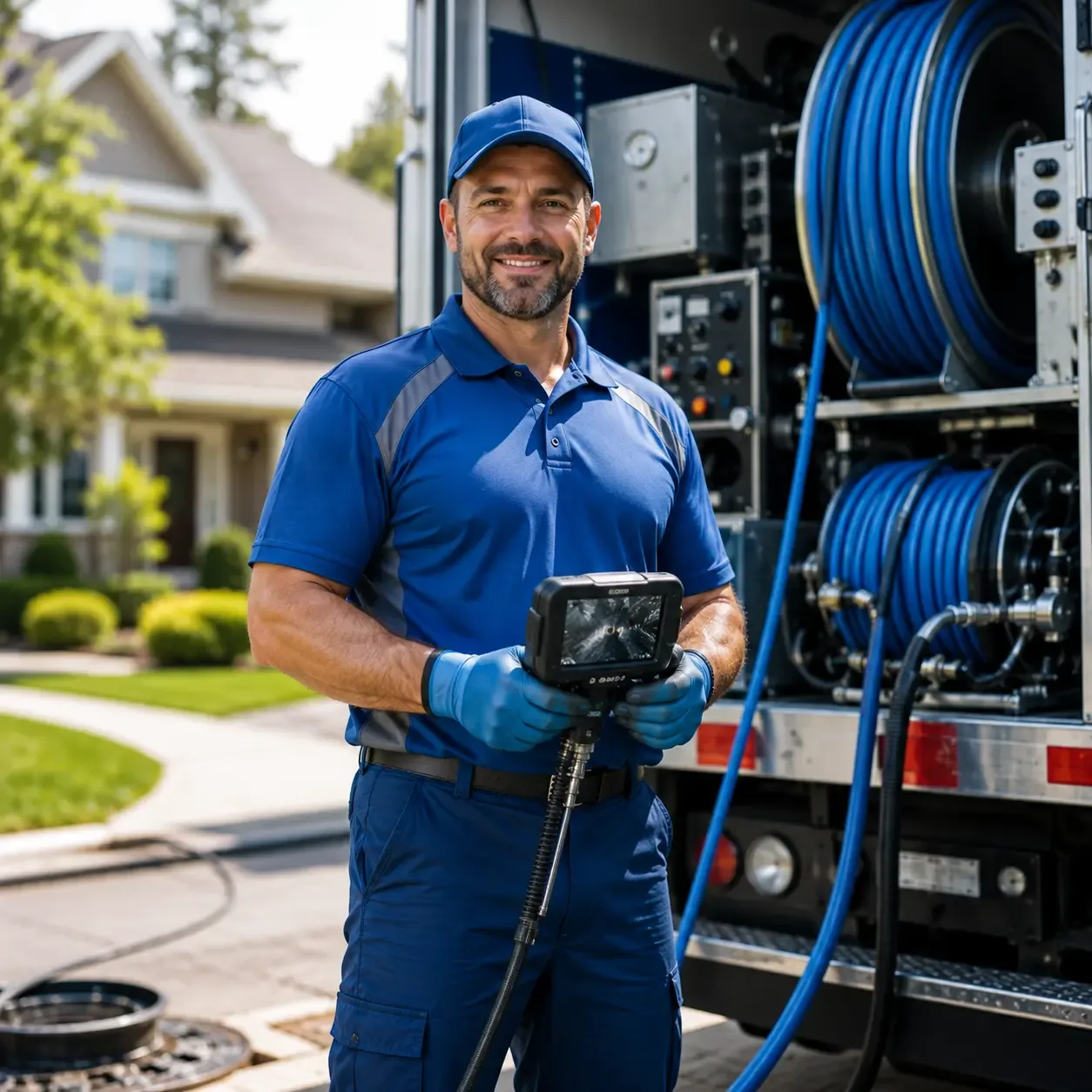 Local outdoor drain cleaning specialists in Brooker, FL